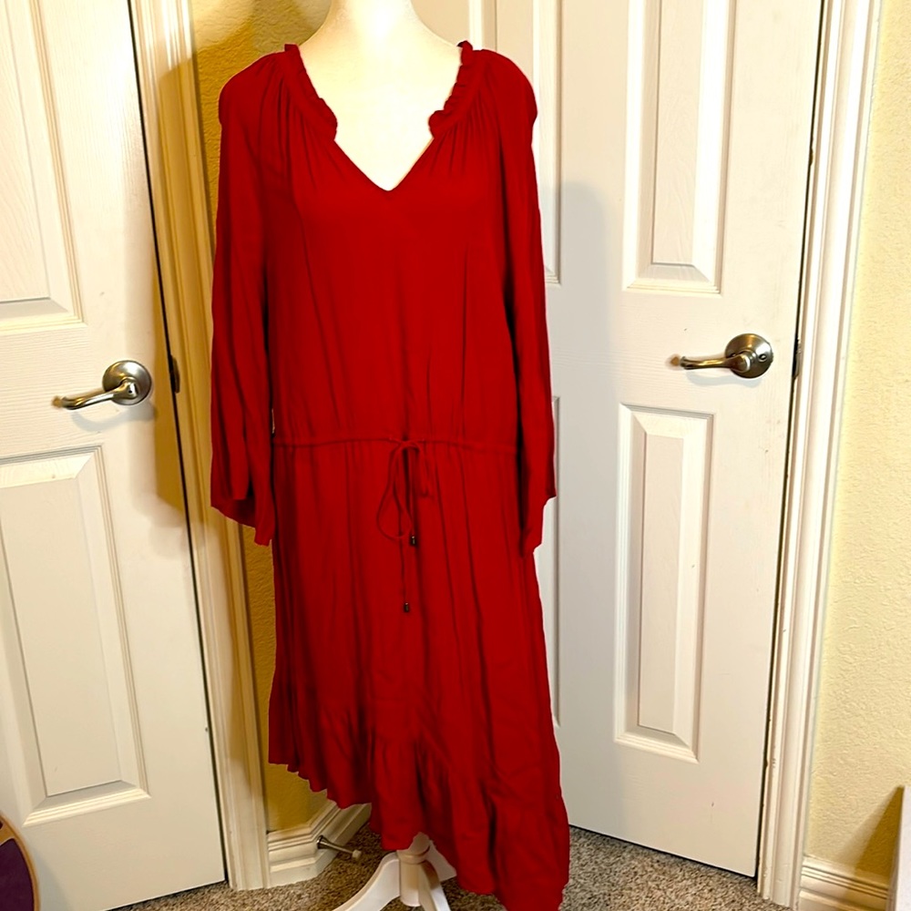 Hatley Red Asymmetrical Dress